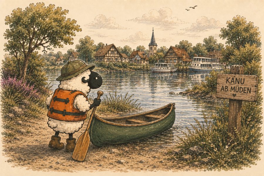Kanu ab Müden